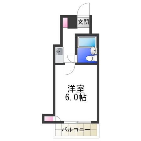 中之町TKハイツの物件間取画像